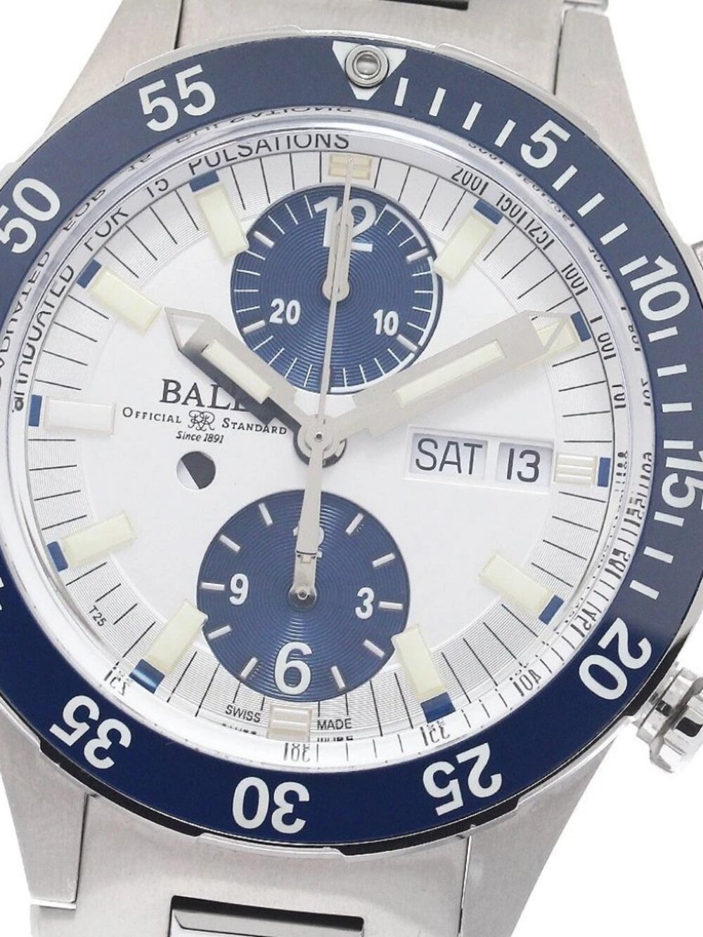 BALLWATCH Roadmaster Rescue DC3030C-S1J-WH Chronograph Automatic Men's_967932
